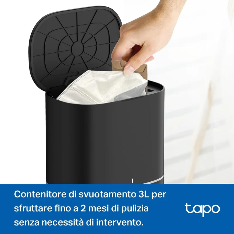 Tapo RV30 Max Plus Robot Aspirapolvere, All-in-one, Doppia Navigazione LiDAR+IMU,⚠️Aggiungi al carrello: Una Lampadina Smart gratis! gratis!