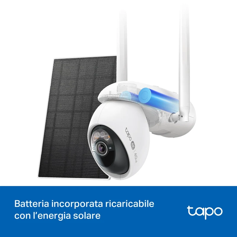 Tapo C665G KIT + H500 HomeBase – Kit Sicurezza 4G con Storage Locale