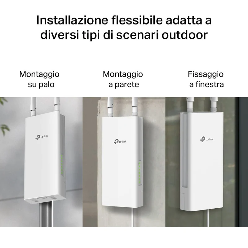 TL-MR110-Outdoor Router WiFi con SIM Esterno 4G LTE N300Mbps, PoE/DC, IP65
