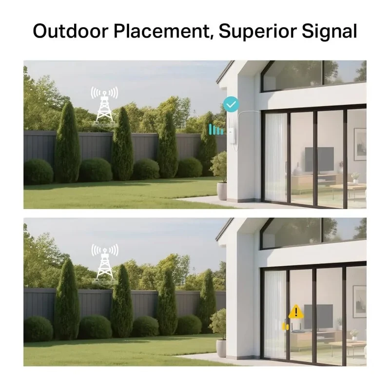 Archer MR500-Outdoor Router 4G+ da Esterno, Wi-Fi AC1200 Dual Band, PoE/DC, IP65