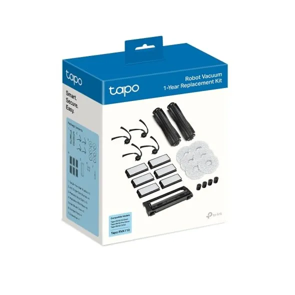 Tapo RVA110 Kit Accessori Ricambio 1 Anno per Robot Aspirapolvere RV50