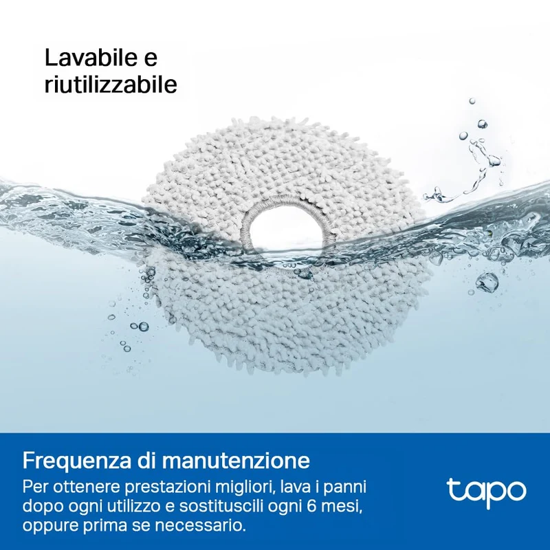 Tapo RVA110 Kit Accessori Ricambio 1 Anno per Robot Aspirapolvere RV50