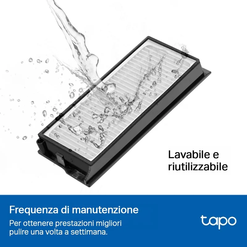 Tapo RVA110 Kit Accessori Ricambio 1 Anno per Robot Aspirapolvere RV50