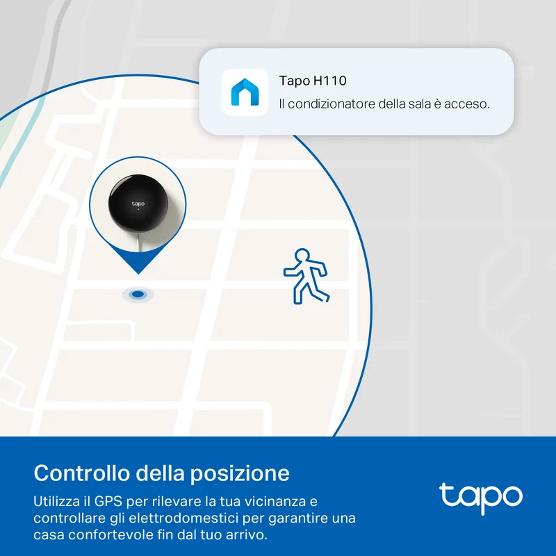 Tapo H110 Smart Hub& IoT Hub, Telecomando Universale Intelligente All-in-One