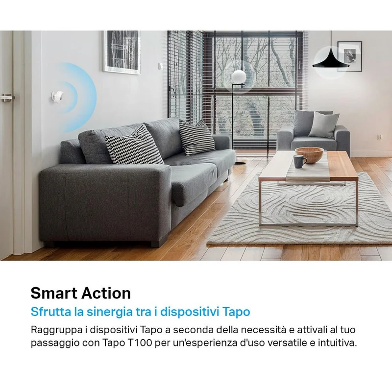 Tapo T100 Sensore di Movimento, ⚠️Tapo Hub Necessario