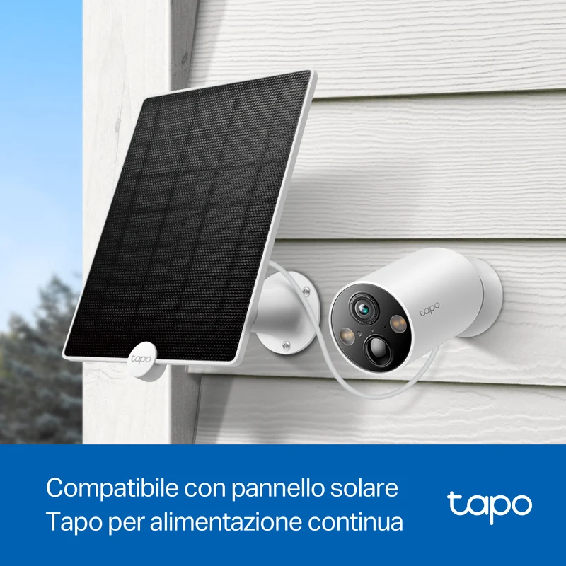 Tapo C425 4pz + H500 HomeBase – Kit Sicurezza 2K Wire-Free con Storage Locale