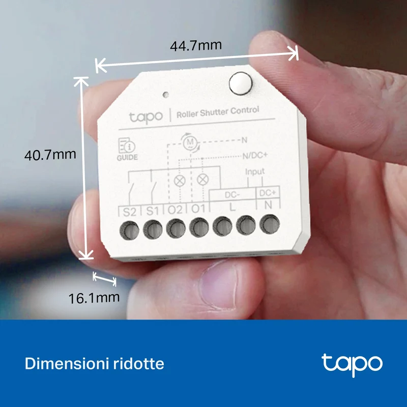 Tapo S112 Relè Interruttore con Misurazione di Consumo, Intelligente WiFi e Bluetooth a 2 Canali 6A, 3pz
