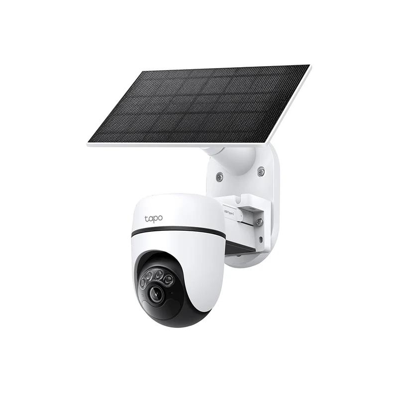 Tapo C610 KIT Telecamera WiFi Esterno 2K 3MP con Pannello Solare, 360° PTZ, 2pz