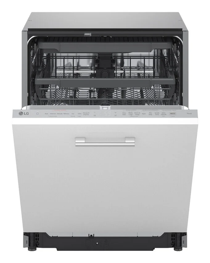 LG QuadWash DB375TXSW Lavastoviglie a scomparsa totale Classe A 14 coperti Vapore Wi-Fi
