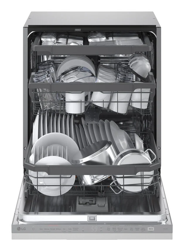 LG QuadWash DB375TXSW Lavastoviglie a scomparsa totale Classe A 14 coperti Vapore Wi-Fi