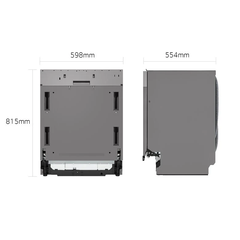 LG QuadWash DB375TXSW Lavastoviglie a scomparsa totale Classe A 14 coperti Vapore Wi-Fi