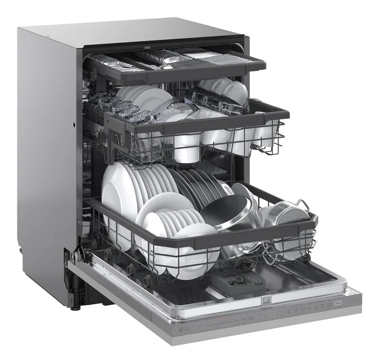 LG QuadWash DB375TXSW Lavastoviglie a scomparsa totale Classe A 14 coperti Vapore Wi-Fi