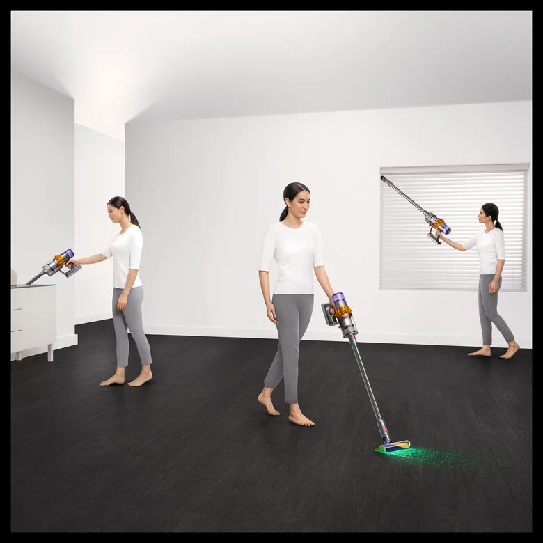Dyson V15 Detect Absolute Aspirapolvere a bastone 2 in 1 Batteria Secco HEPA Senza sacchetto 0,77 L Acciaio inox