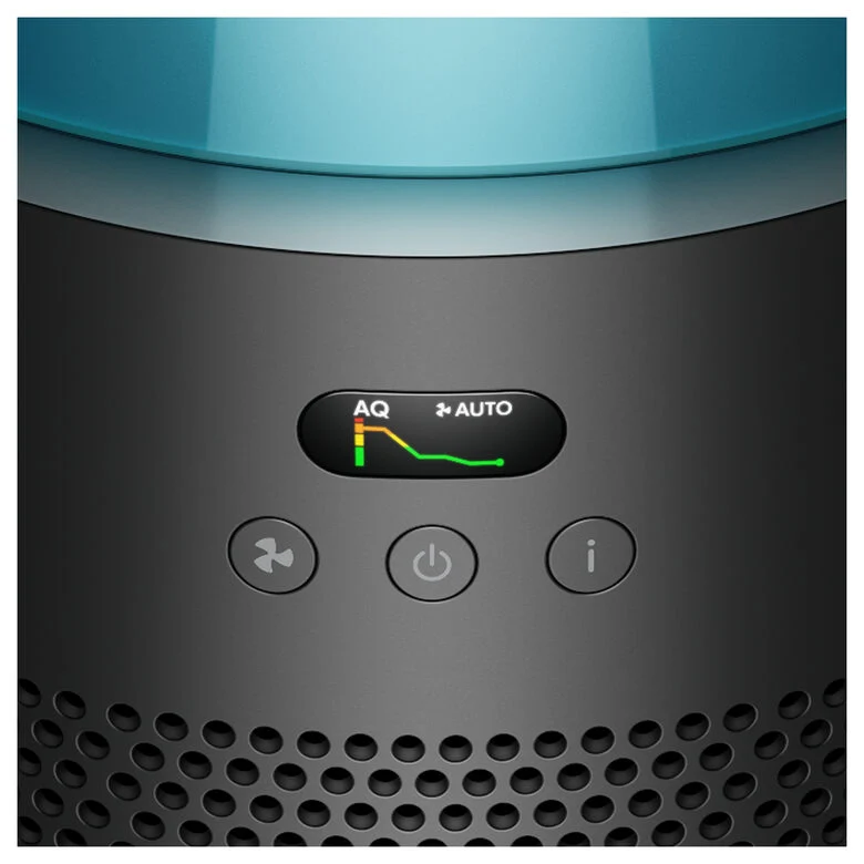 Dyson HushJet Purifier Compact HJ10 100 m² 41 dB Nero, Turchese