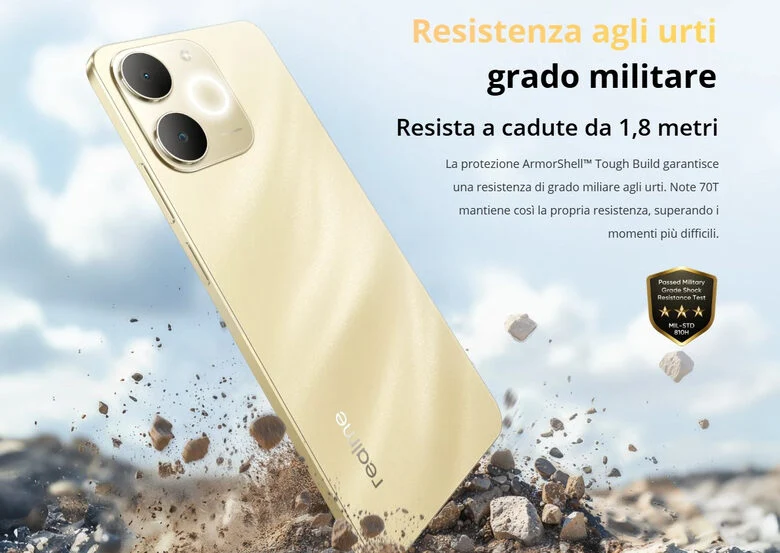 realme Note 631011009974 smartphone 17,1 cm (6.74") Doppia SIM Android 15 4G USB tipo-C 4 GB 256 GB 6000 mAh Nero
