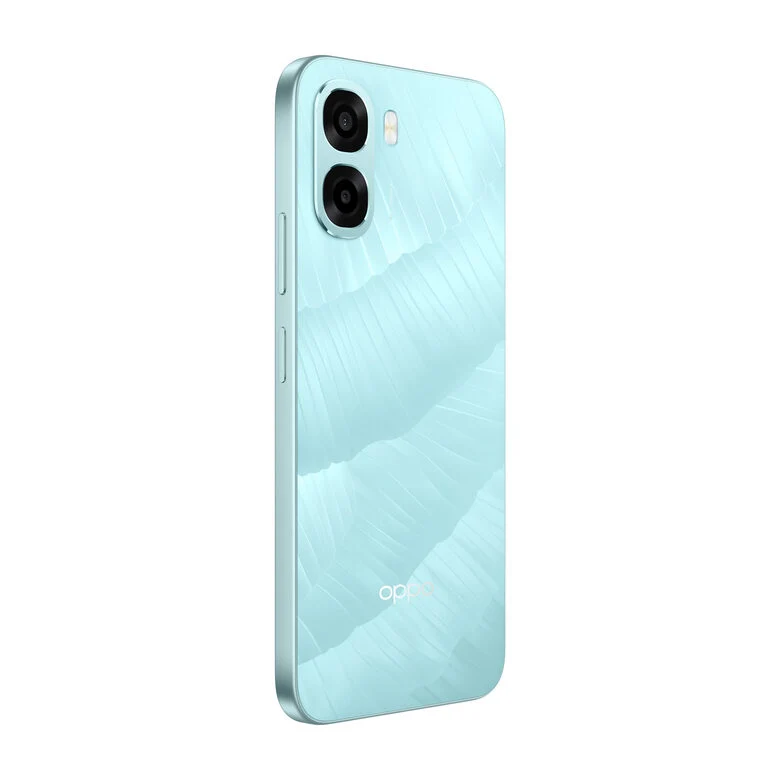 OPPO A6x AI Smartphone, doppia fotocamera 13MP+QVGA, Selfie 5MP, Display 6.75” 120HZ IPS HD+, 6100mAh, RAM 4GB(Esp1GB/2GB/4GB)+ROM 128GB [Versione Italia], Ice Blue