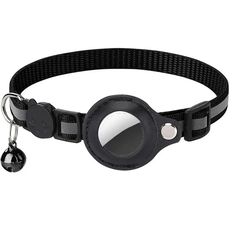 Reflective Cat Collar with Apple AirTag Holder