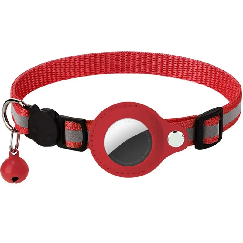 Reflective Cat Collar with Apple AirTag Holder