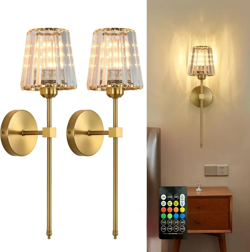 LED RGB Rechargeable Wall Lamp