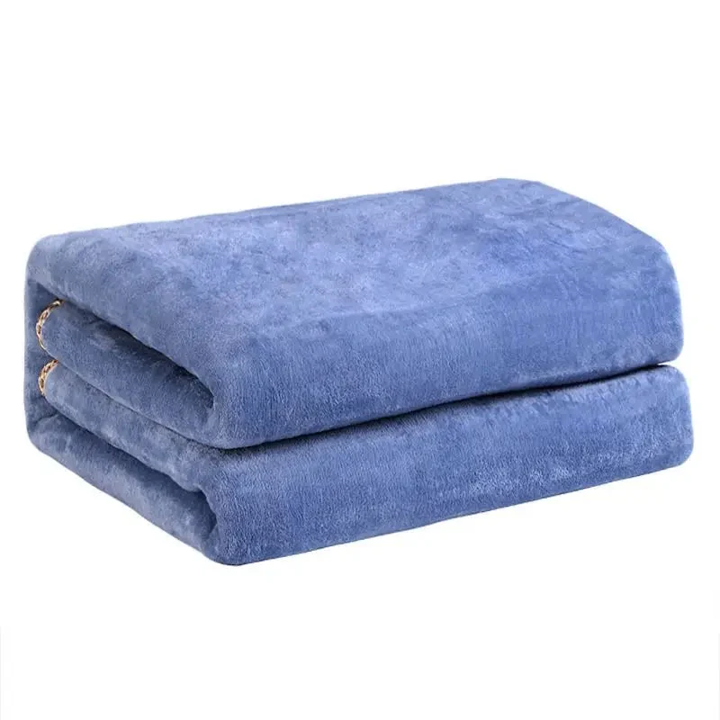 Thermal Soft Sleep Warming Winter Fleece Electric Heating Blanket