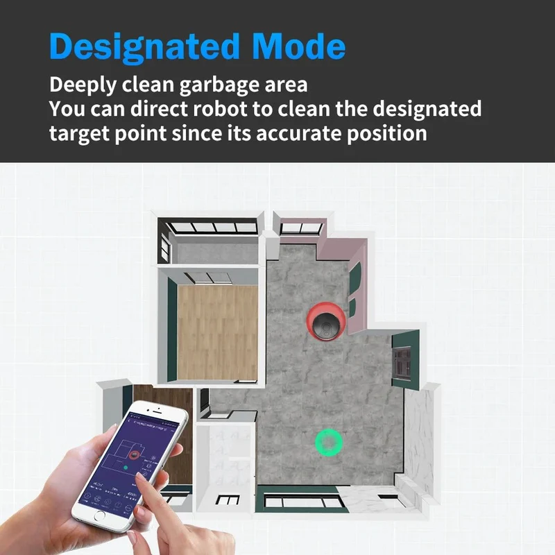 ABIR X6 Robot Vacuum Cleaner with Advanced SLAM Navigation