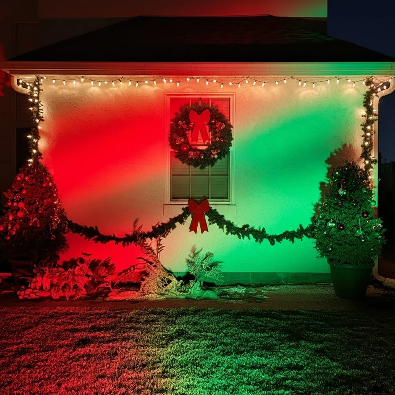 Projecteur LED Extérieur RGB Étanche avec Télécommande - Spot Extérieur IP65