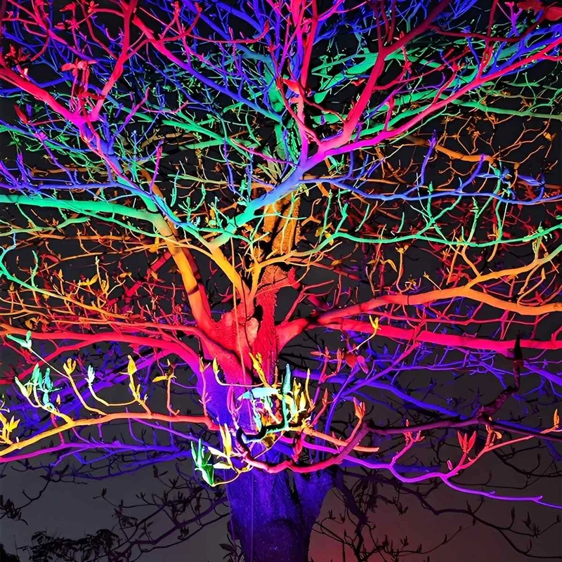 Projecteur LED Extérieur RGB Étanche avec Télécommande - Spot Extérieur IP65