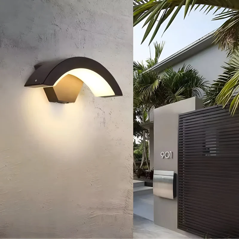 Applique Murale Extérieure avec Détecteur de Mouvement - LumiGuard