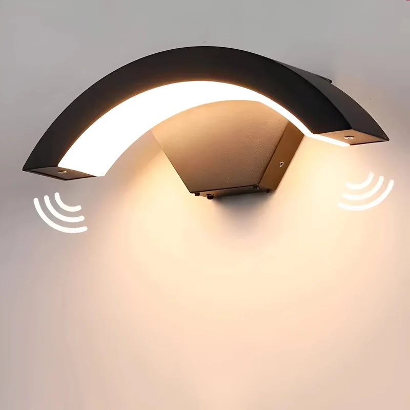 Applique Murale Extérieure avec Détecteur de Mouvement - LumiGuard