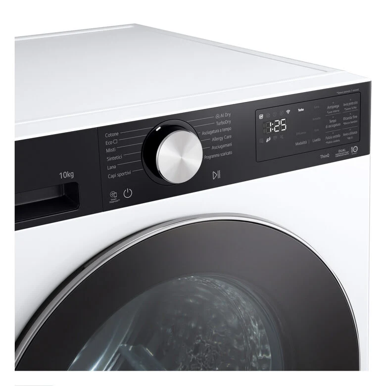 LG RNX5010TKC Asciugatrice Intelligente AI Dry10 kg Classe C Bianco