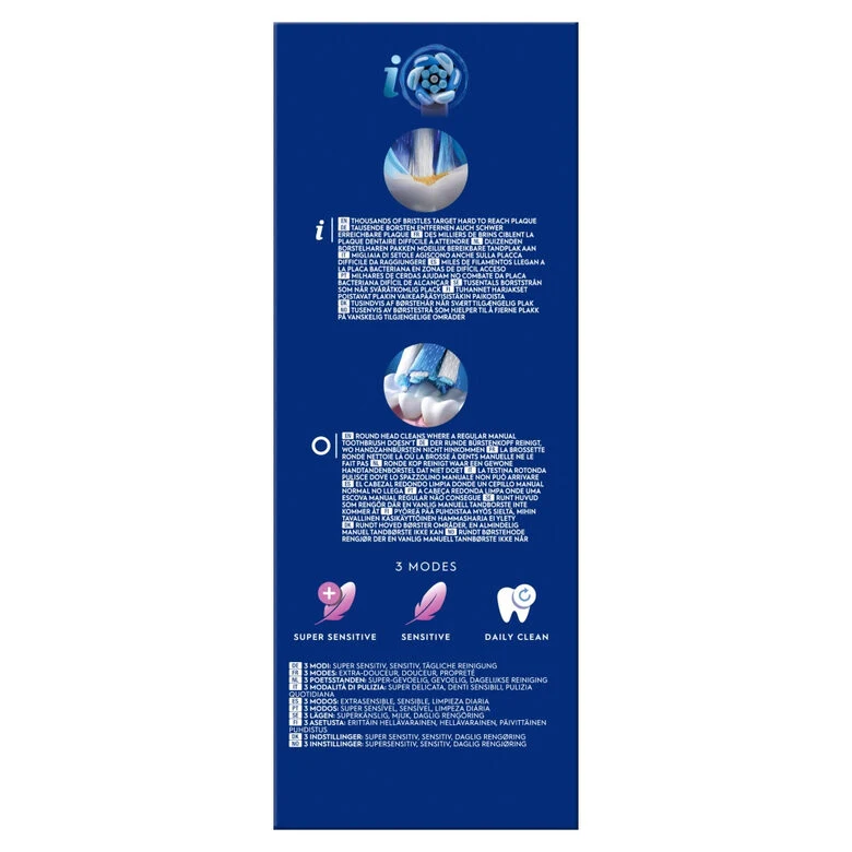 Oral-B iO 2 Spazzolino Elettrico Oral B, Nero e Verde, 1 Testina Di Ricambio, 2 Spazzolini, Delicato sulle Gengive, Efficace sulla placca, Sensore di Pressione