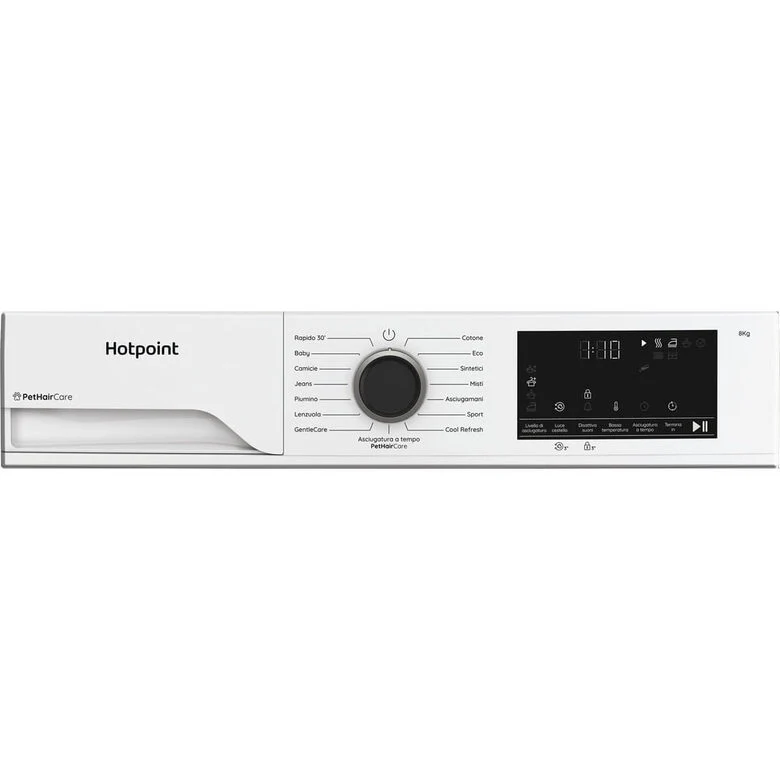 Hotpoint Ariston Asciugatrice slim a pompa di calore , 8 kg - HPT 83D BS IT - Délica