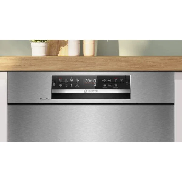 Bosch SMU6ECS12E Serie 6 Lavastoviglie da incasso sottopiano 60 cm Acciaio spazzolato