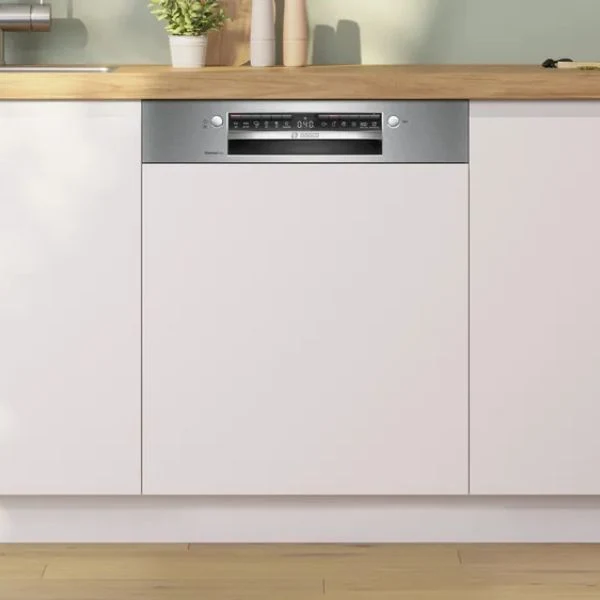 Bosch SMI4EVS08E lavastoviglie da incasso Serie 4 frontalino in acciaio spazzolato CLASSE C