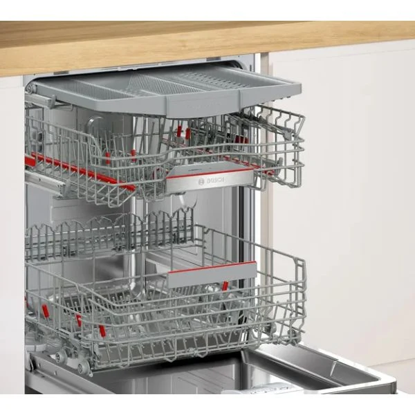 Bosch SMI4EVS08E lavastoviglie da incasso Serie 4 frontalino in acciaio spazzolato CLASSE C