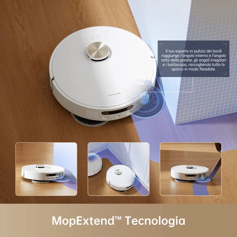 Dreame L10s Pro Ultra Aspirapolvere Robot Senza sacchetto Bianco