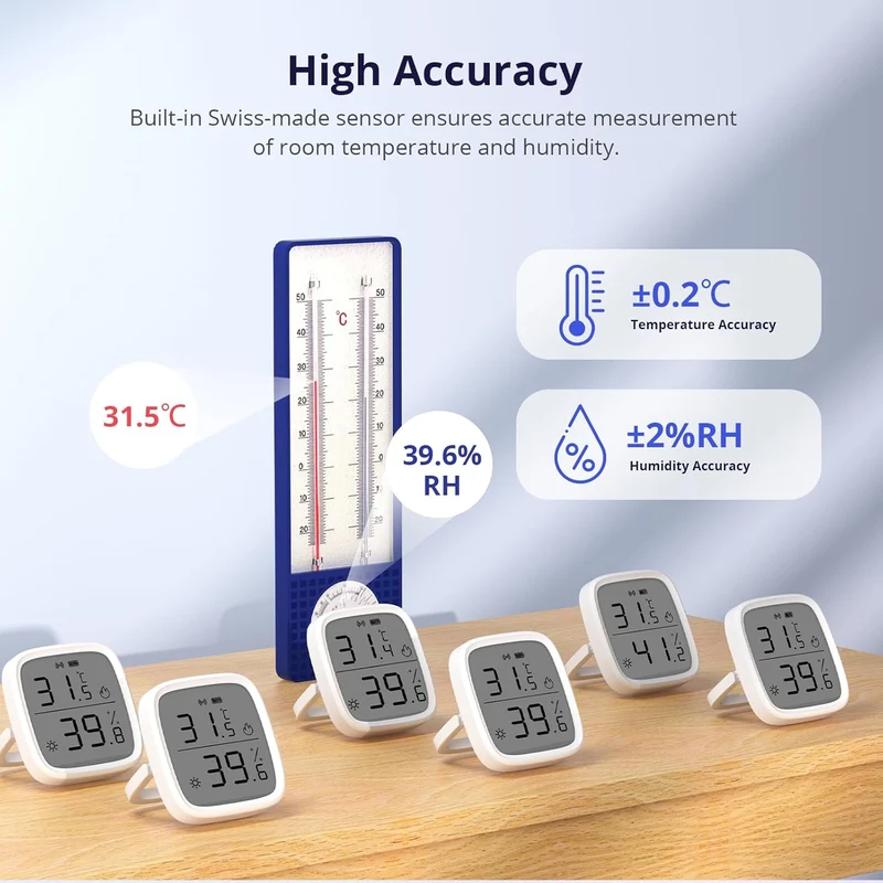 Sonoff SNZB-02D Sensore Smart Temperatura e Umidità Zigbee con Display LCD Domotica Casa