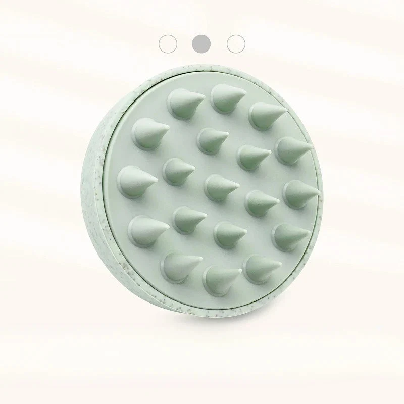 Silicone Shampoo Brush Head Scalp Massage Comb