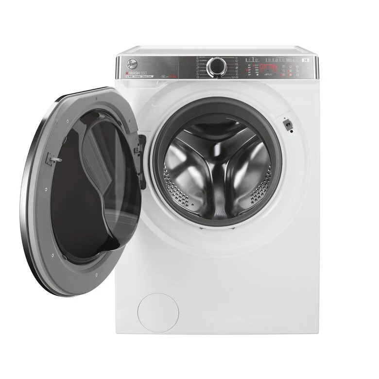 Hoover H5WPB610AMBC8-S H-WASH 550 Lavatrice A Libera Installazione 10 Kg, 1600 Giri, Power Care System, Auto Care, Steam Care Pro, Classe A, Bianco