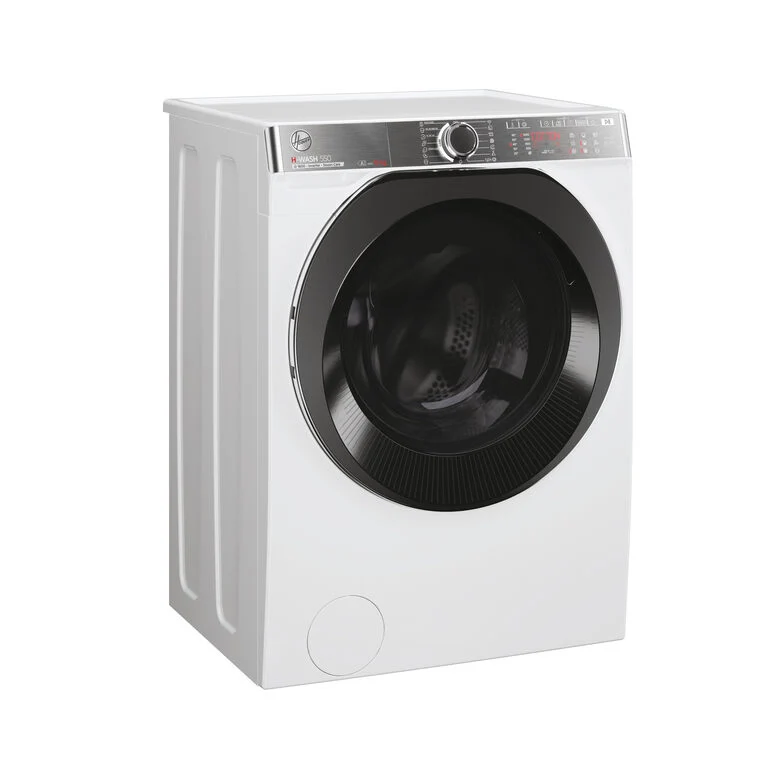 Hoover H5WPB610AMBC8-S H-WASH 550 Lavatrice A Libera Installazione 10 Kg, 1600 Giri, Power Care System, Auto Care, Steam Care Pro, Classe A, Bianco
