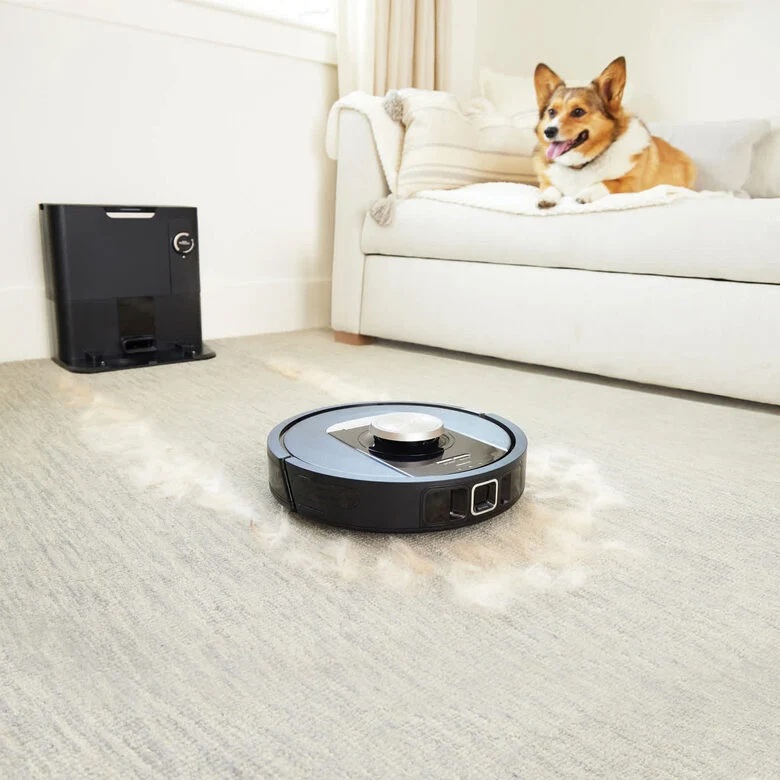 Shark RV2820VEEU PowerDetect 0,23 L Aspirapolvere Robot Senza sacchetto Nero, Argento