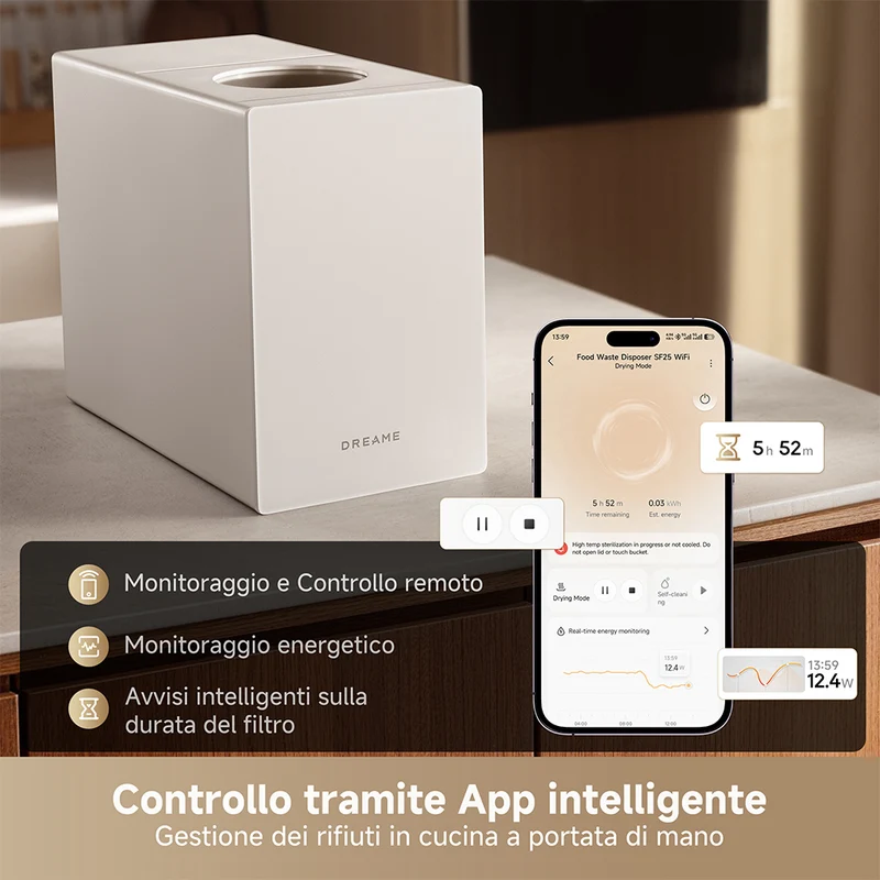 Tritarifiuti Dreame SF25 WiFi