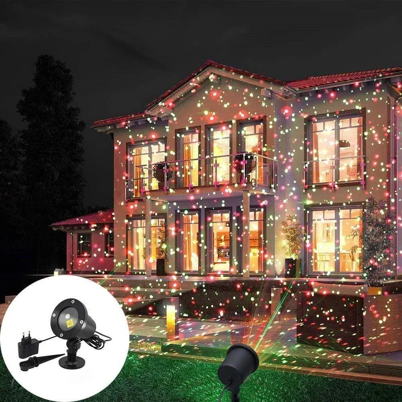 Projecteur Laser Extérieur - Éclairage Festif avec 1000 LED