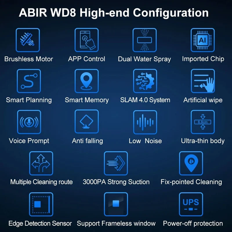 ABIR WD8 - Smart Window Cleaning Robot