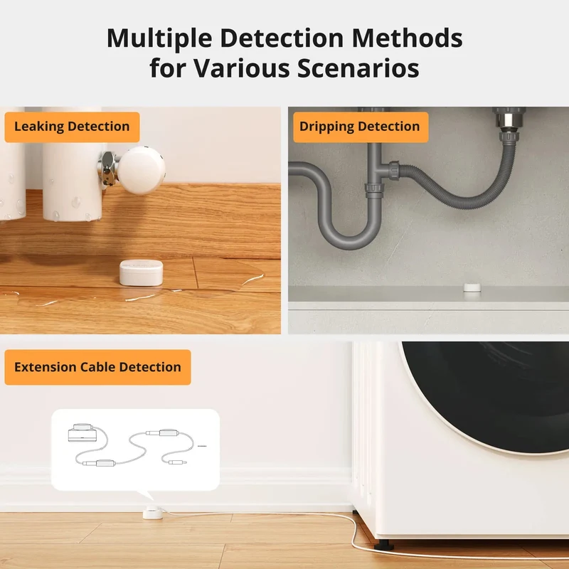 SONOFF SNZB-05P Zigbee Water Leak Sensor with Detection Cable