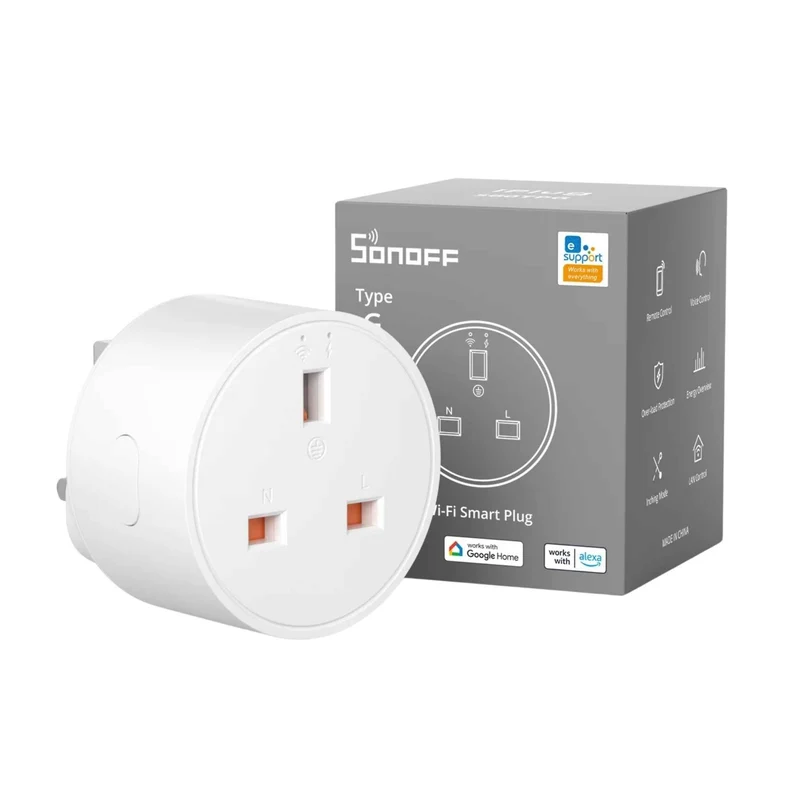 SONOFF S60 UK Smart Wi-Fi Plug with Energy Monitoring