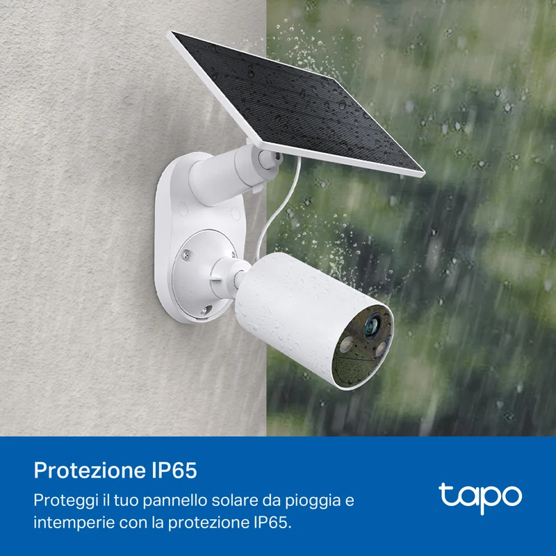 Tapo A201 Pannello Solare 2.5W 5.2V per Telecamere Batteria Cavo 4m