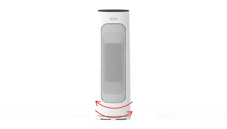 Argoclima Homer Interno Nero, Bianco 2000 W Riscaldatore ambiente elettrico con ventilatore