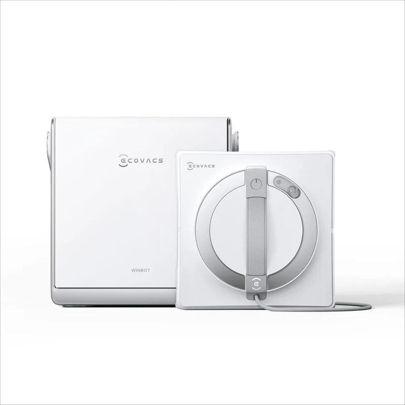 Ecovacs Robot Lavavetri WINBOT W2S OMNI 80 ml 110 Minuti Stazione Multifunzionale 6 in 1 Bianco