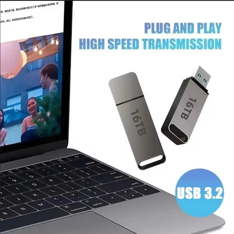 Clé USB 3.2 Haute Vitesse Étanche et Résistante aux Chocs